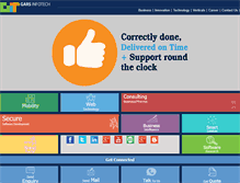 Tablet Screenshot of garsinfotech.com